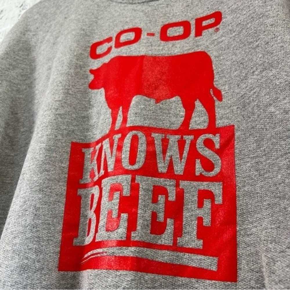 Co-Op XL Grey Crewneck Farmers Market Sweater Gra… - image 2