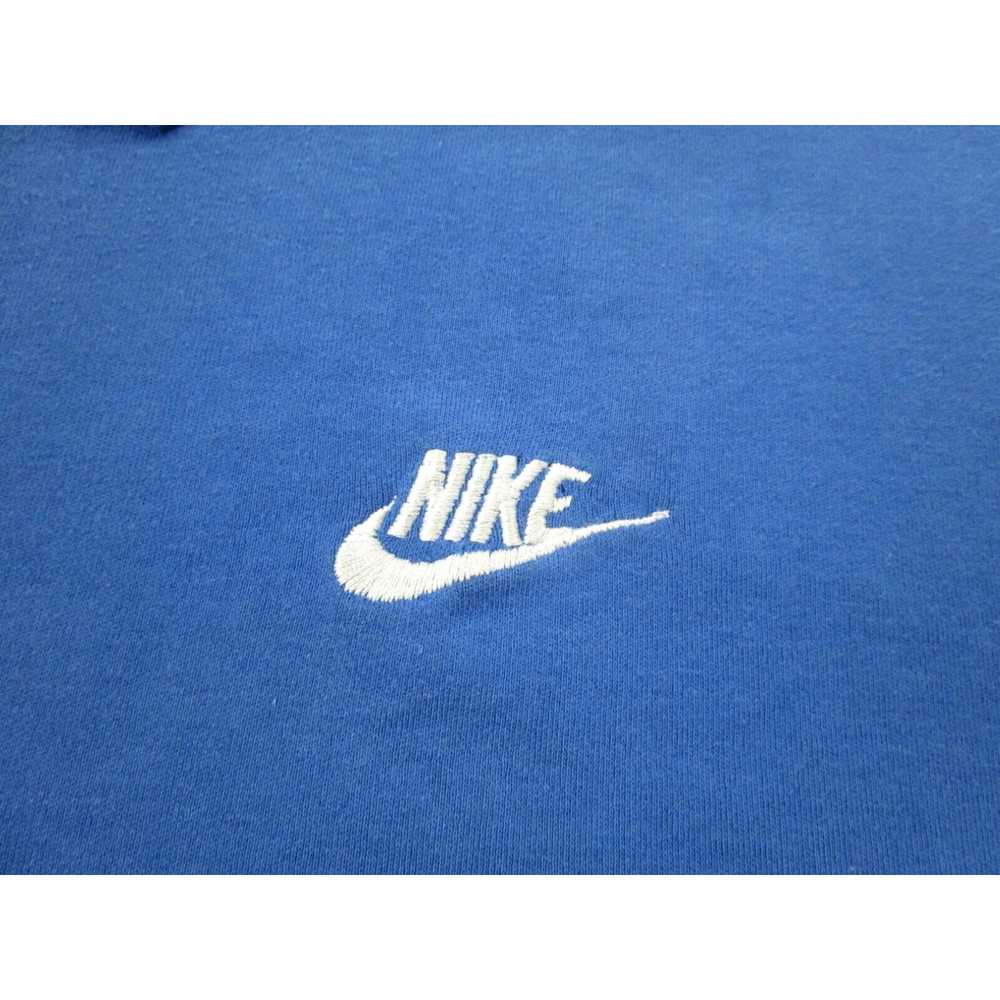 Nike VINTAGE Nike Shirt Men Large Blue Adult Polo… - image 3