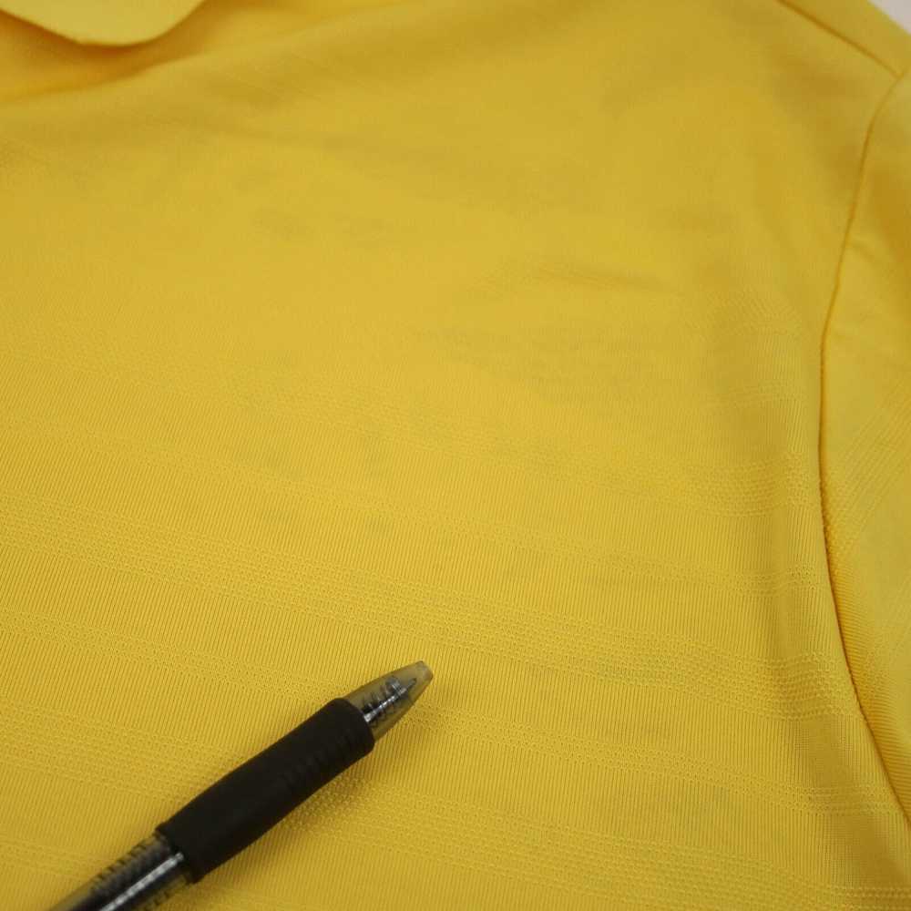 Adidas Adidas Golf Shirt Adult 2XL Yellow Short S… - image 3