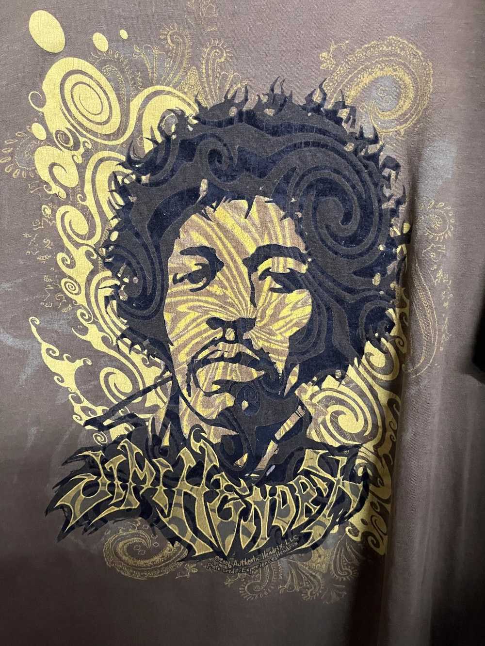 Designer Jimi Hendrix Y2k T-shirt - 2006 Copyrigh… - image 3