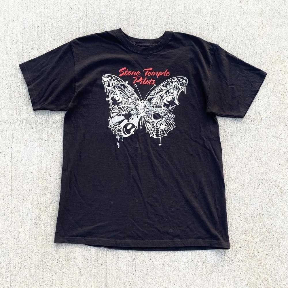 Band Tees Stone Temple Pilots Black Butterfly Ban… - image 1