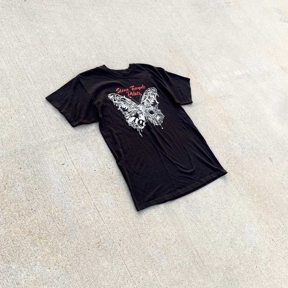 Band Tees Stone Temple Pilots Black Butterfly Ban… - image 3
