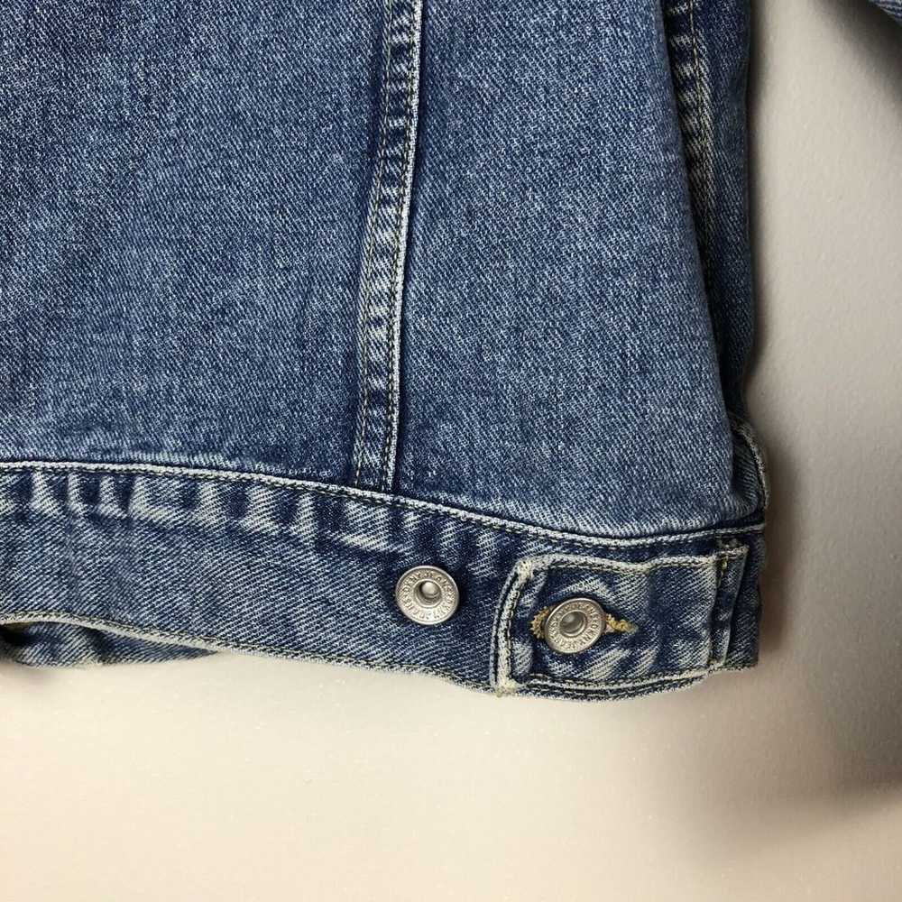 DKNY Jean Jacket Womens Oversized Small Vintage U… - image 12