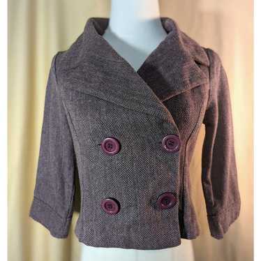Y2K (2004) - Minimi Cropped wool blend jacket wit… - image 1