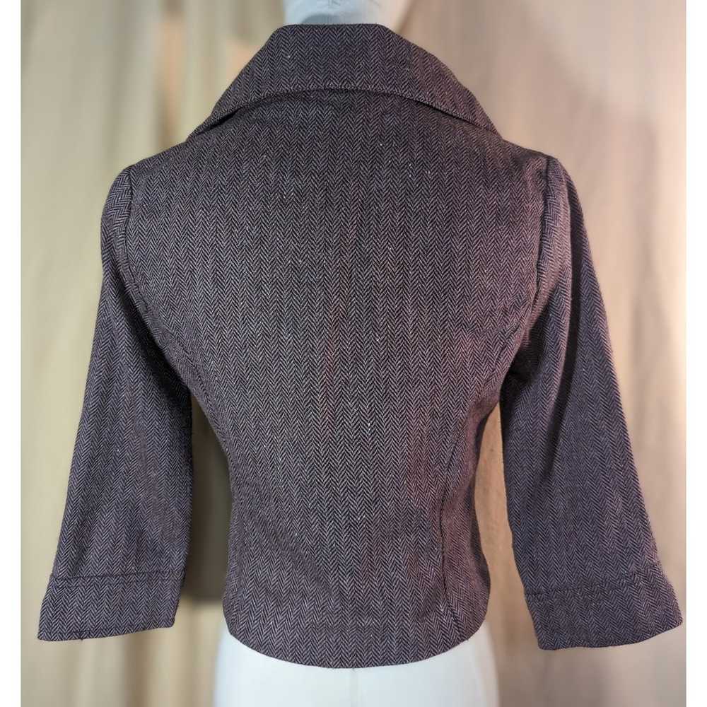 Y2K (2004) - Minimi Cropped wool blend jacket wit… - image 2