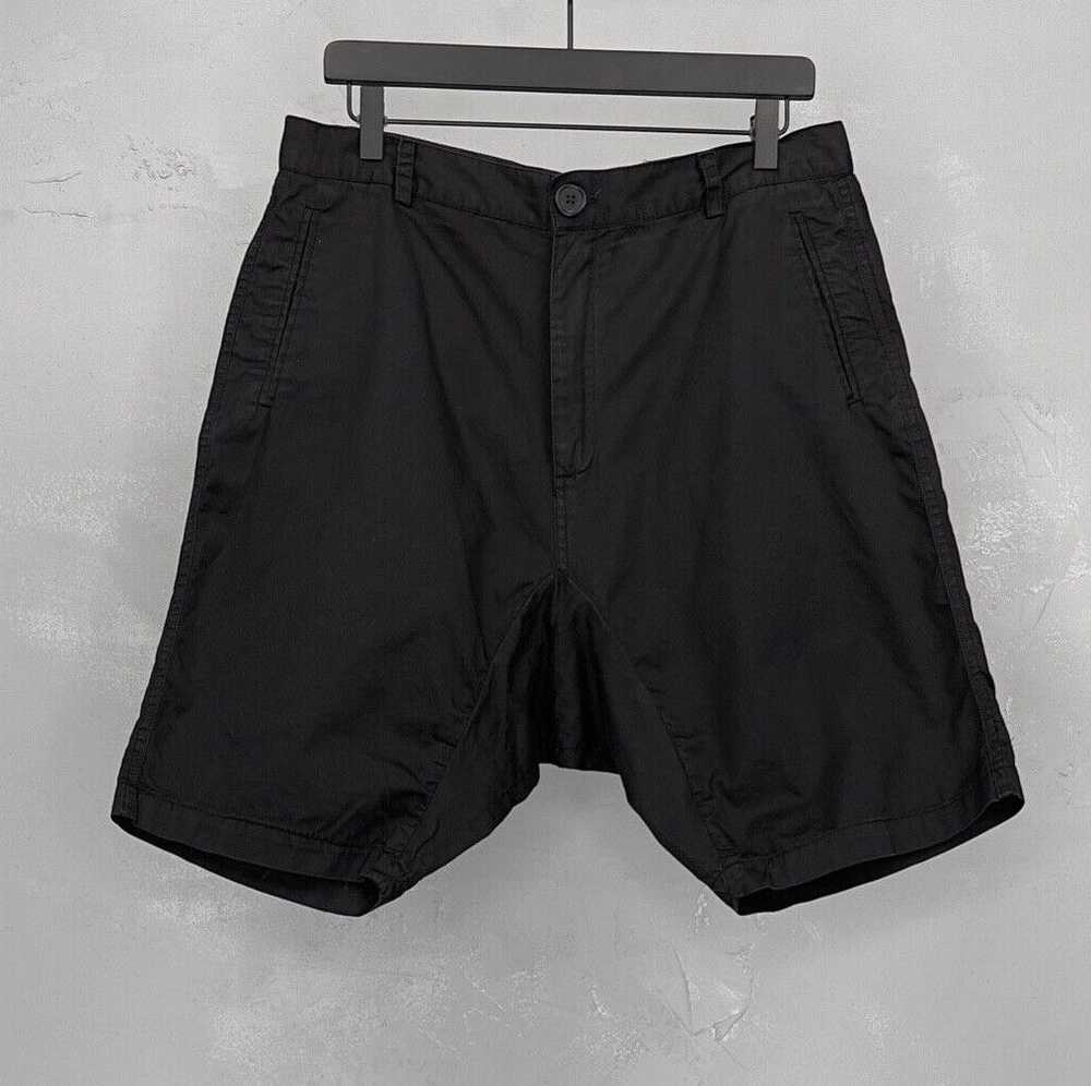Oak NYC OAK NYC Black Cotton Twill Chino Shorts - image 1