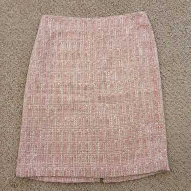 Talbots Talbots Skirt Size 6 Pink Beige Plaid Kne… - image 1