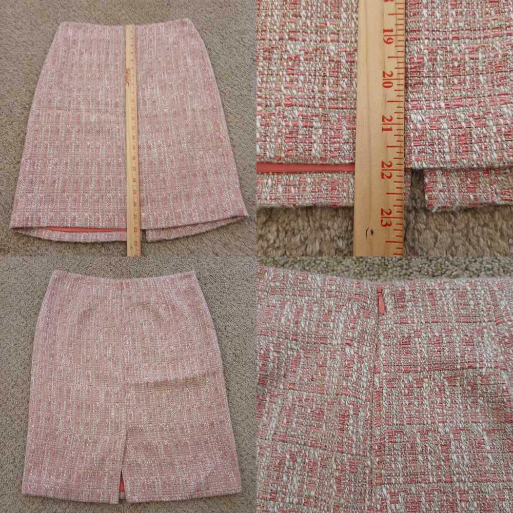 Talbots Talbots Skirt Size 6 Pink Beige Plaid Kne… - image 4