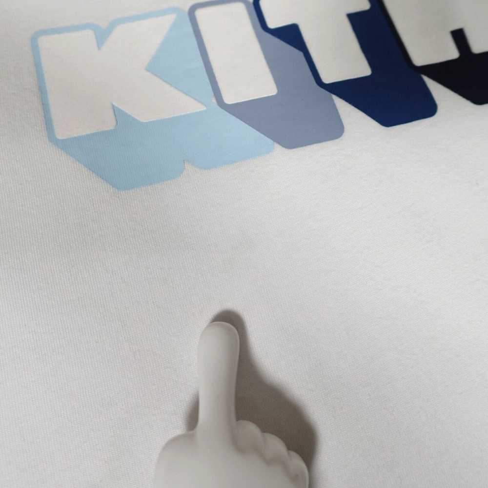 Kith Kith x Bearbrick Logo Long Sleeve T Shirt Me… - image 3