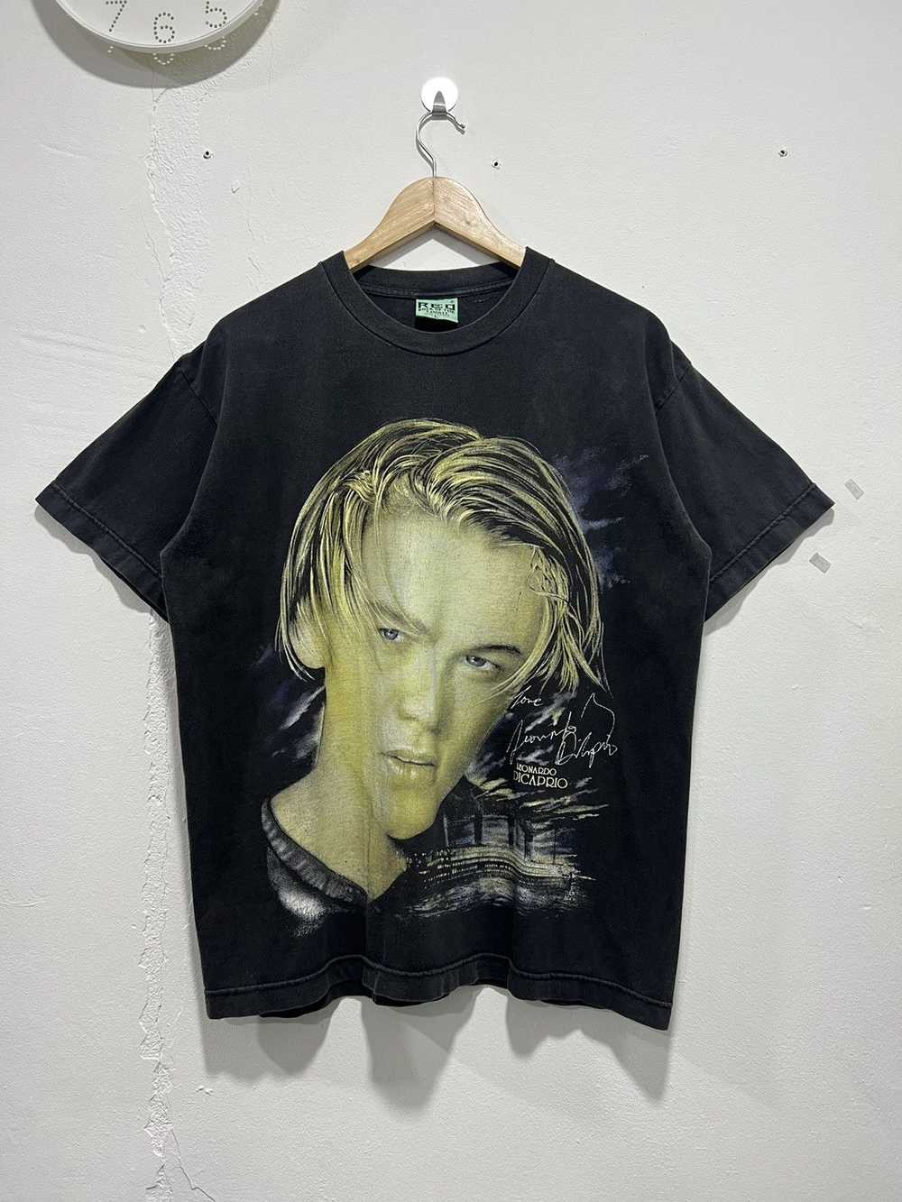 Vintage Vintage 90s Leonardo Dicaprio Big Faces W… - image 1