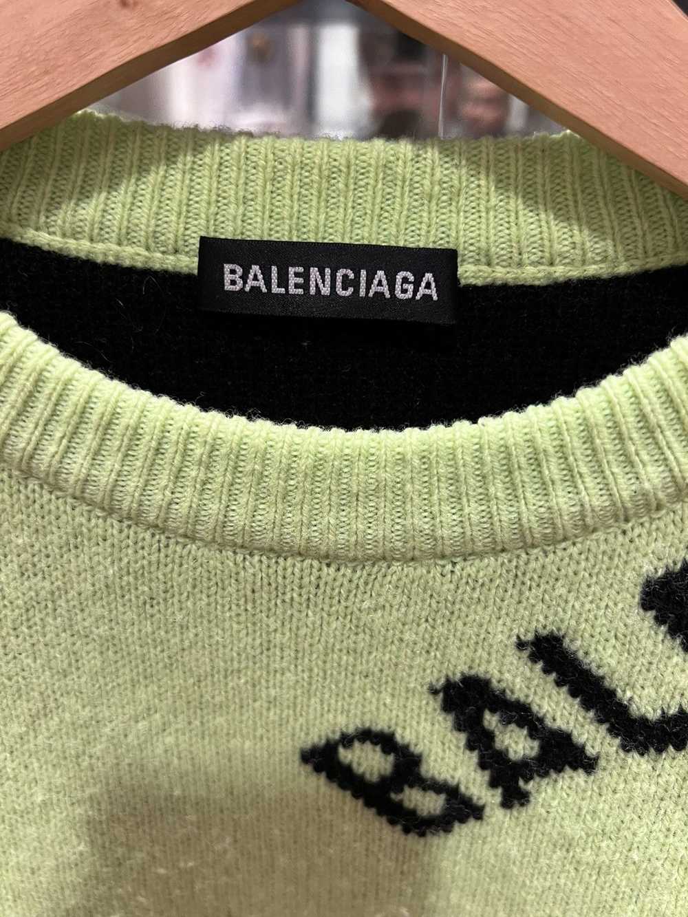 Balenciaga Balenciaga all over print knit sweater - image 2