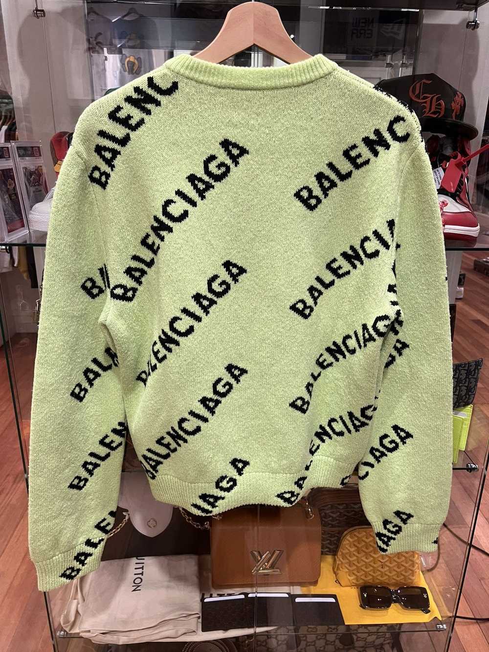 Balenciaga Balenciaga all over print knit sweater - image 5