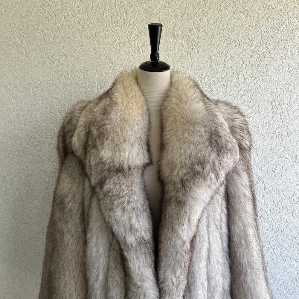 Luxury × Rare × Vintage Blue Arctic Fox Fur Vinta… - image 2