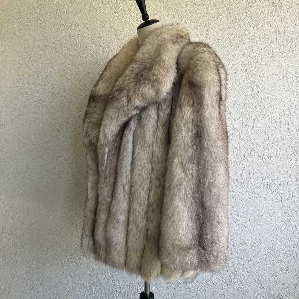 Luxury × Rare × Vintage Blue Arctic Fox Fur Vinta… - image 3