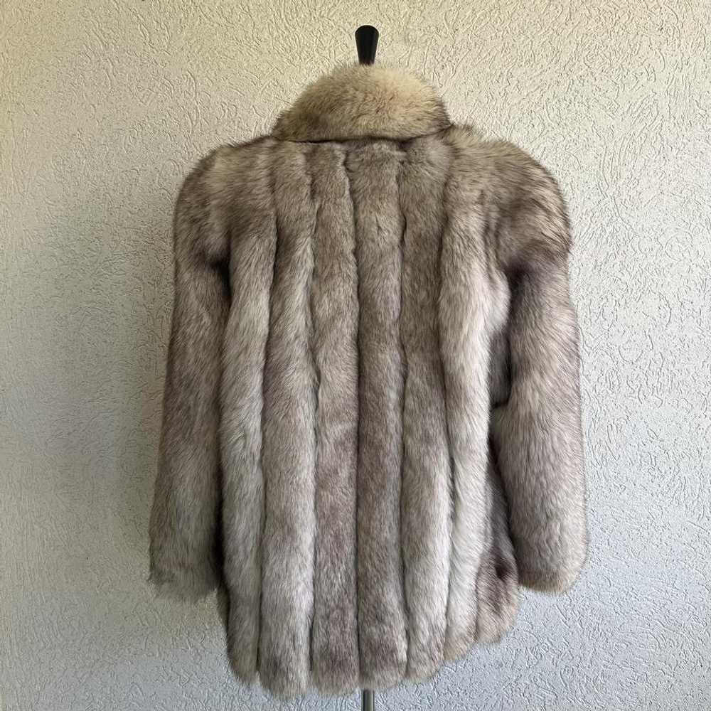 Luxury × Rare × Vintage Blue Arctic Fox Fur Vinta… - image 5