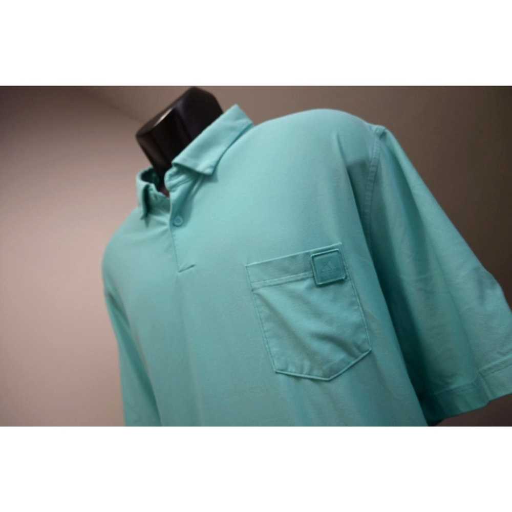 Adidas Adidas Golf Polo ClimaLite Stretch Aqua At… - image 1