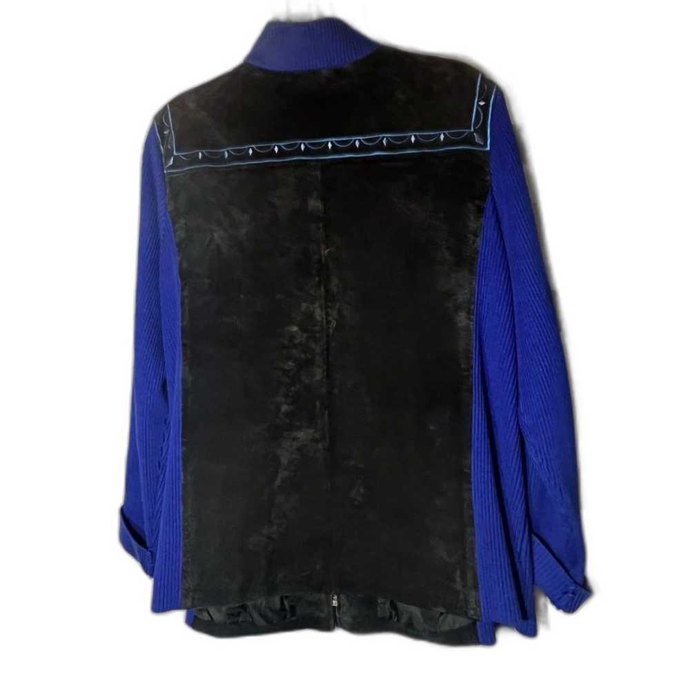 Bob Mackie vintage 1990’s jacket leather with kni… - image 7
