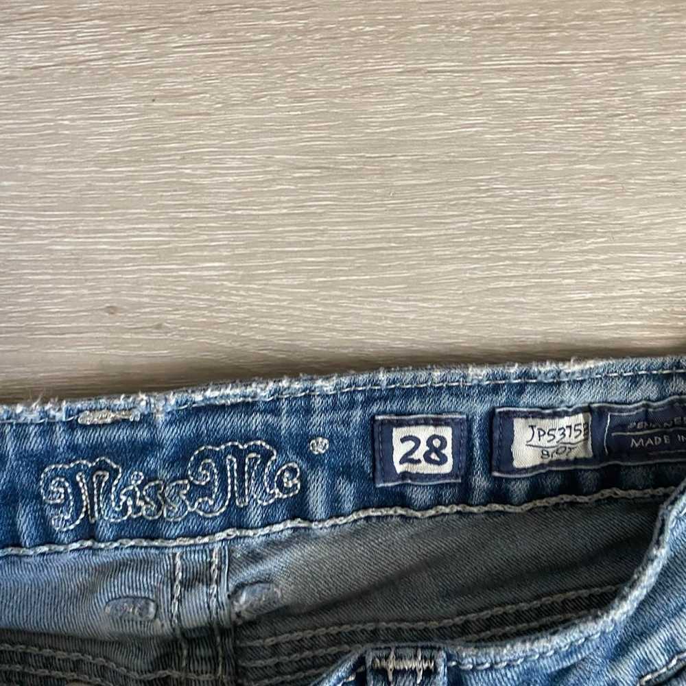 Vintage y2k miss me jeans women’s size 28 - image 5