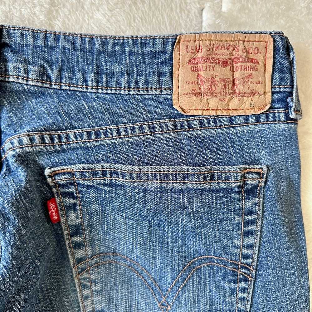 Levi’s blue nouveau low rise skinny denim jeans, … - image 6