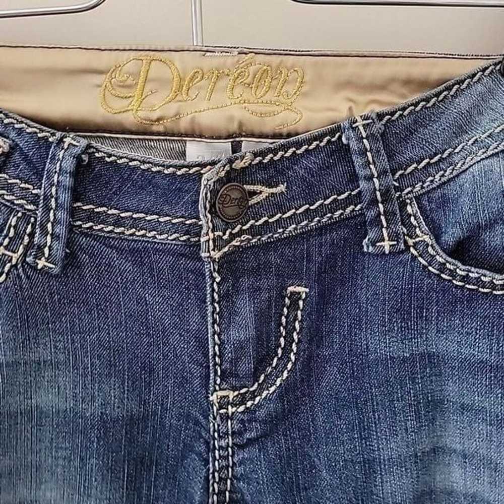 Dereon jeans low rise Size 3/4 - image 2