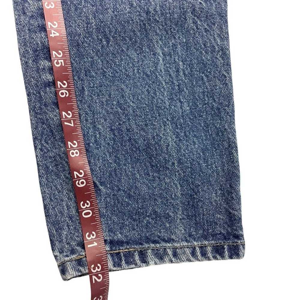 Vintage Zena Mom Jeans Blue Denim High Rise 27X32… - image 11