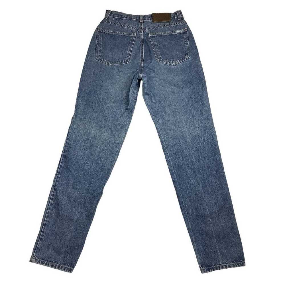 Vintage Zena Mom Jeans Blue Denim High Rise 27X32… - image 3