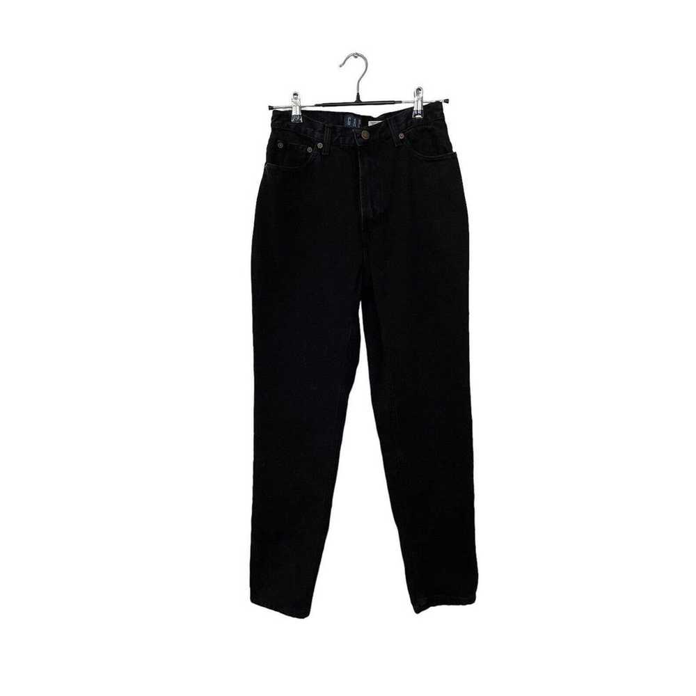 Vintage 1990s Y2K GAP Slim Fit Size 8 Ankle Black… - image 1