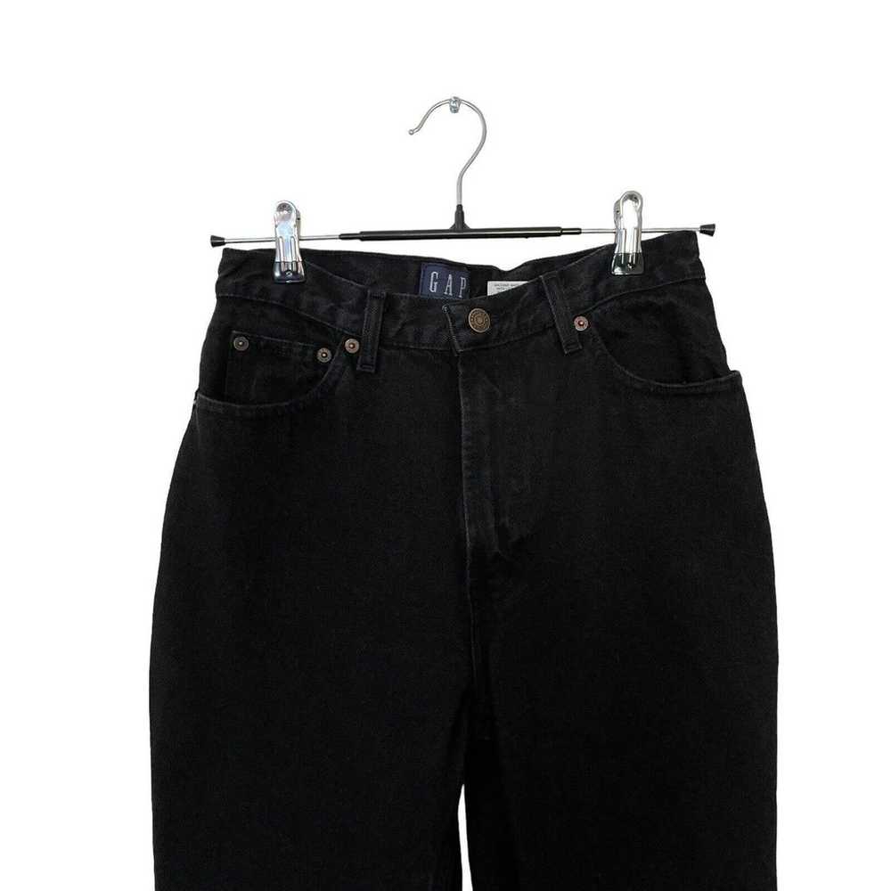 Vintage 1990s Y2K GAP Slim Fit Size 8 Ankle Black… - image 3