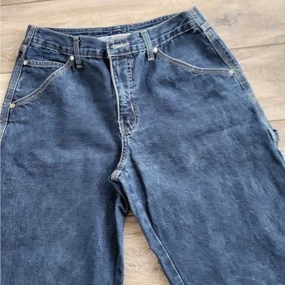 Hydraulic 7/8 preshrunk stonewashed blue jeans 10… - image 8