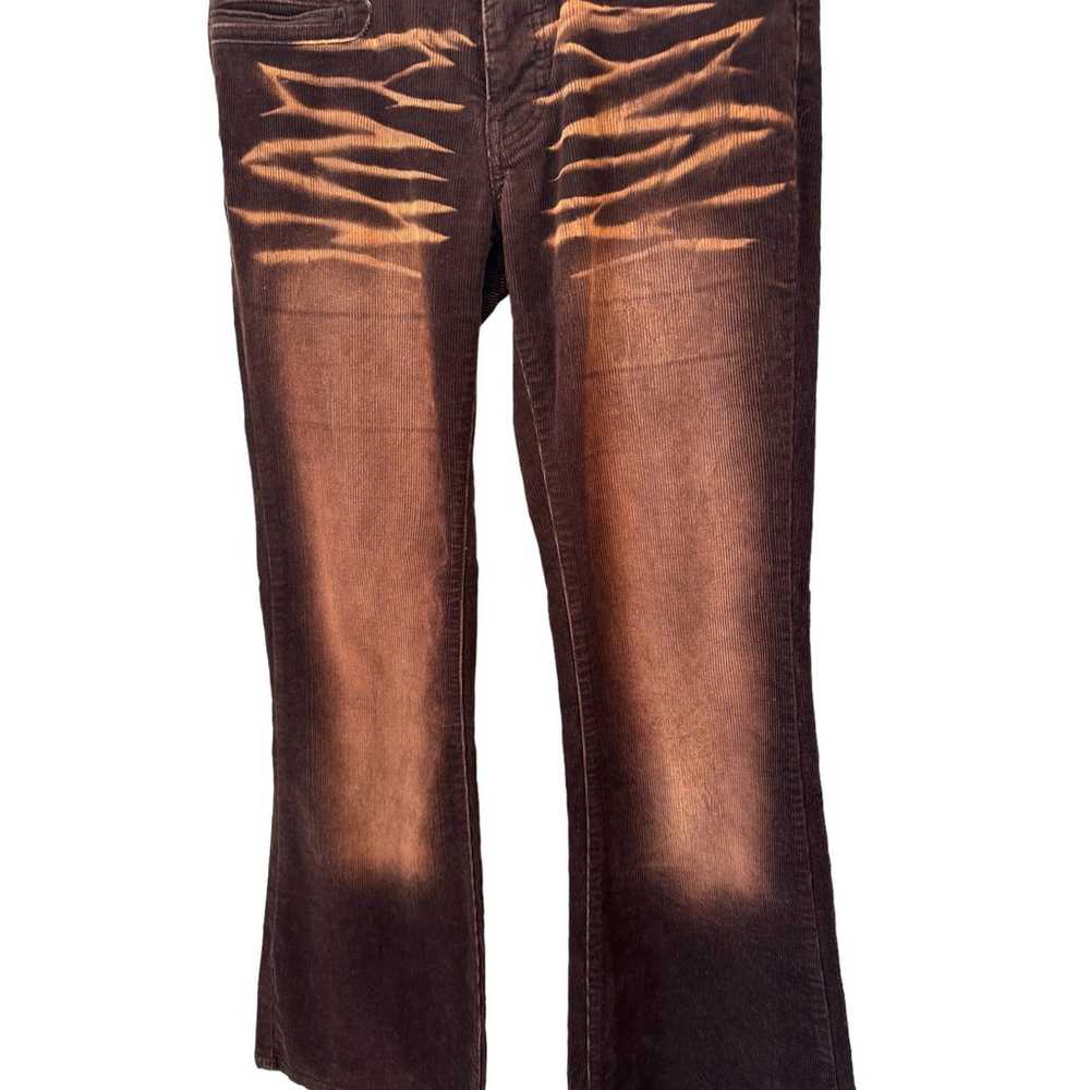 Vintage Y2K Zana Di Corduroy Flare Pants - Brown … - image 2