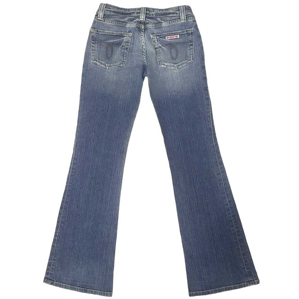 VTG Hudson Jeans Low Rise Medium Wash Flare Denim… - image 2