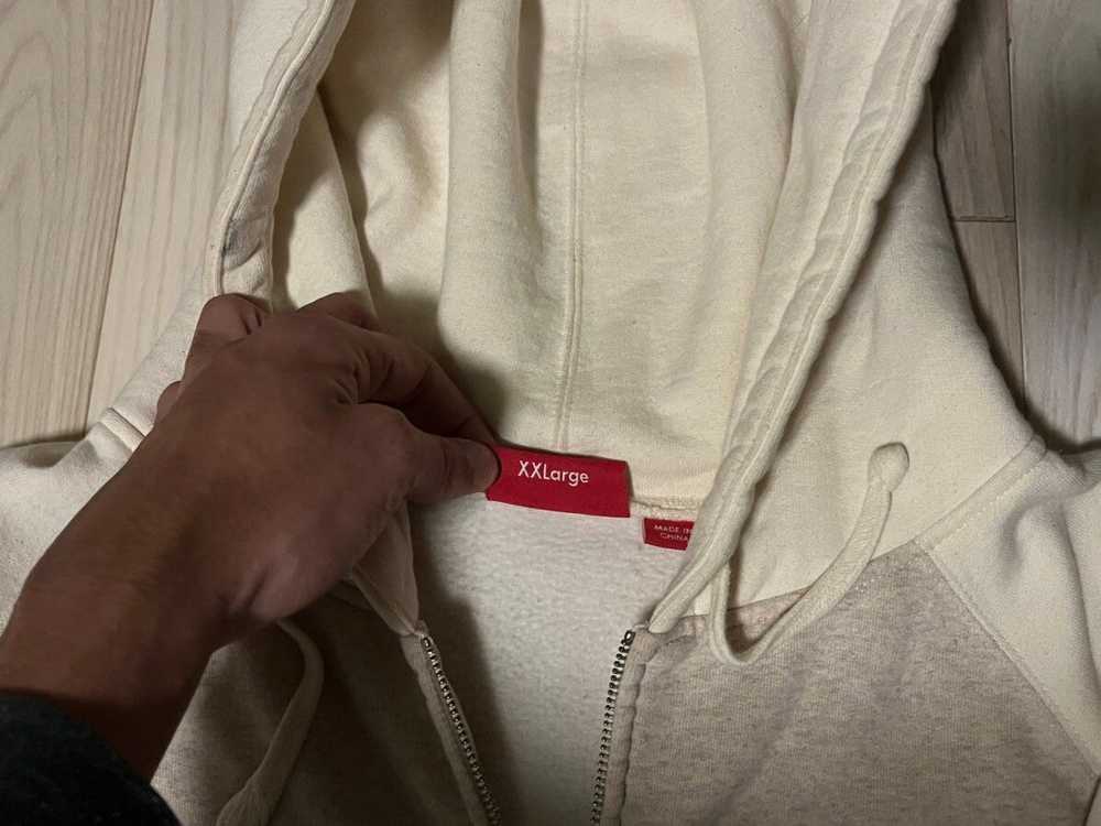 Supreme Supreme XXL “Gonz Applique” Zip Up Cream - image 4