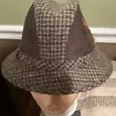 Vintage London Fog Fedora Hat Cap Wool & Felt Siz… - image 1