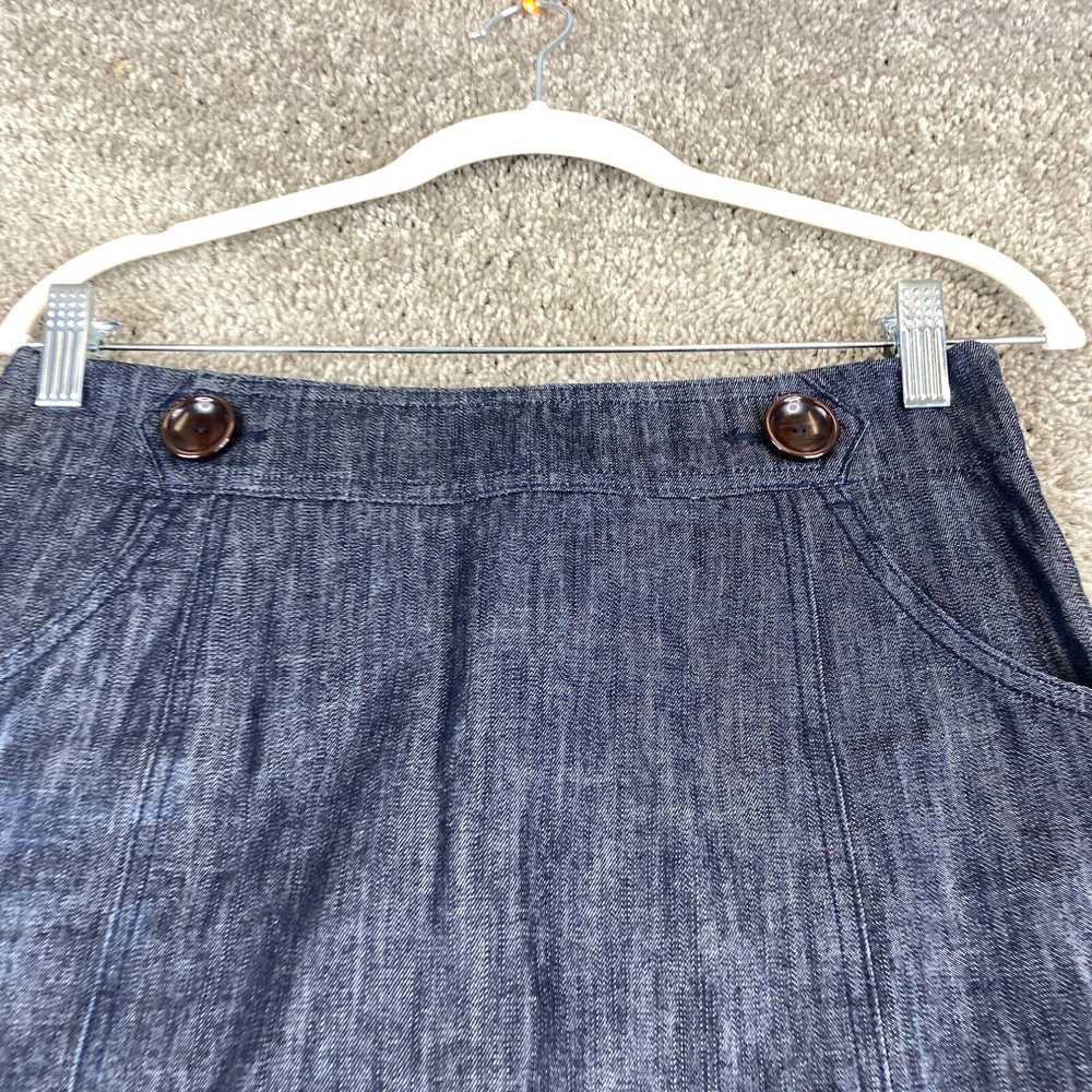 Vintage Classiques Entier A-Line Denim Skirt Wome… - image 2