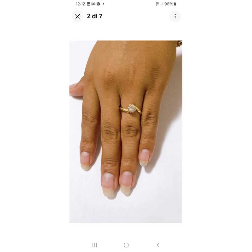 Non Signé / Unsigned Yellow gold ring - image 2