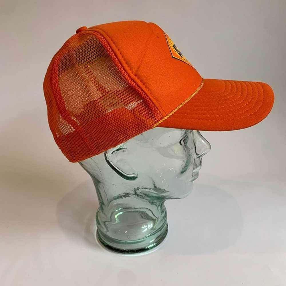 Nissin Allis Chalmers Vintage Orange Trucker Hat … - image 3