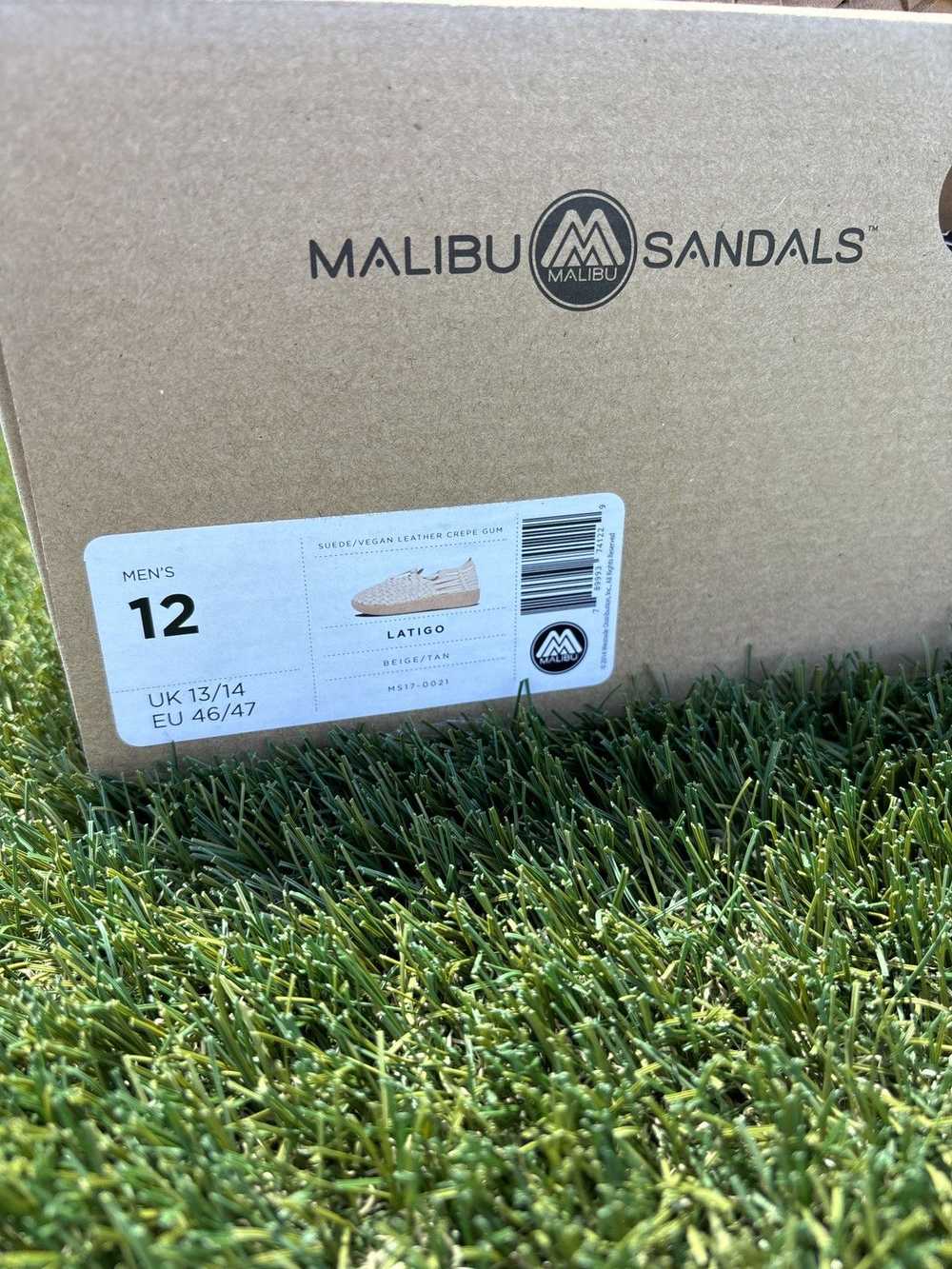 Malibu Sandals Suede/ Vegan Leather Crepe Gum Mal… - image 6