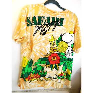 Safari Club T Shirt All Over Print Safari Snoopy S