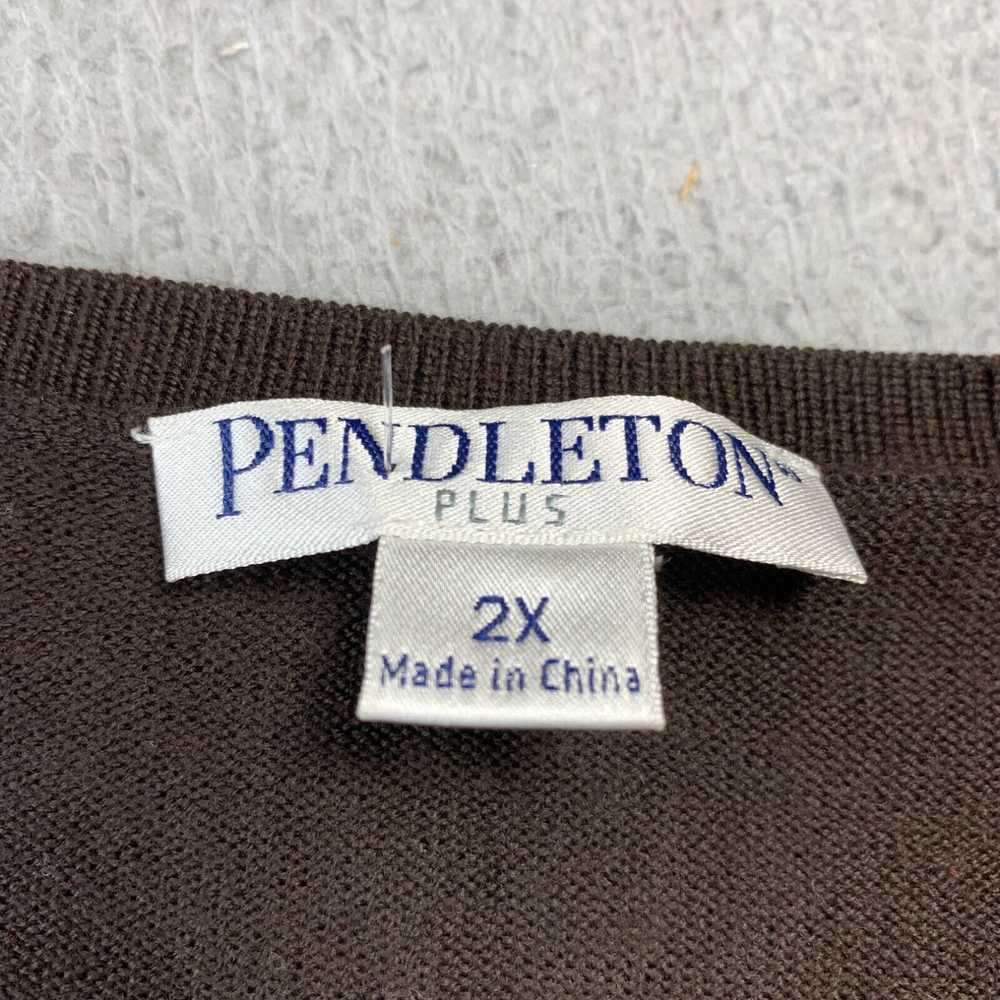 Pendleton PENDLETON Sweater Womens 2X Top Merino … - image 3