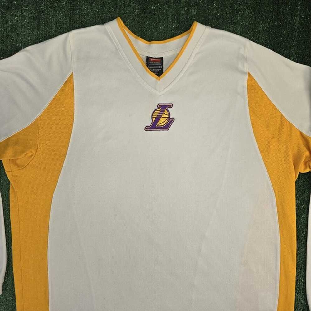 Vintage Nike Mens Large Los Angeles Lakers Shooti… - image 3