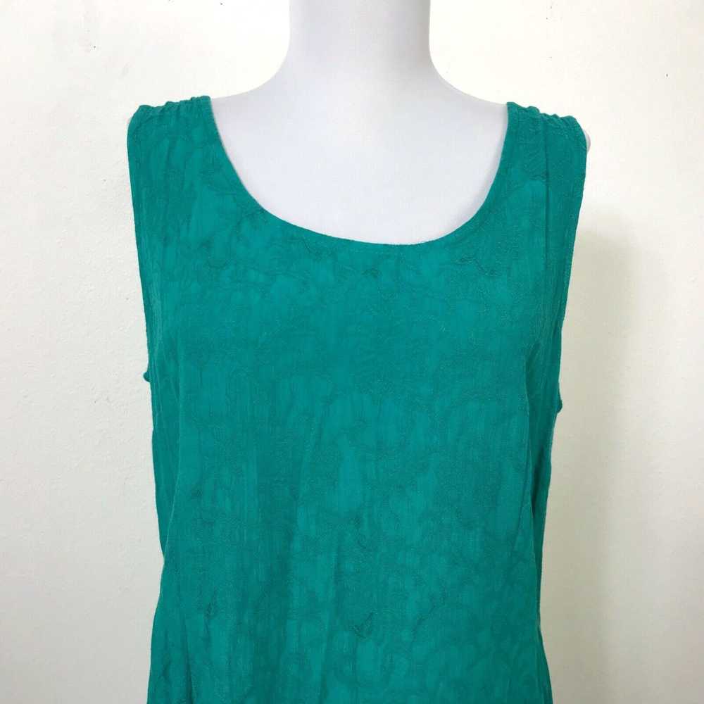 Vintage Vintage K Studio Mid Dress Size 10 Green … - image 3