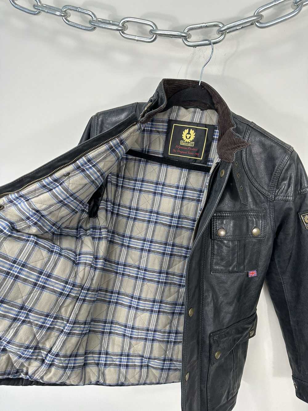 Belstaff × Leather Jacket × Vintage Belstaff Leat… - image 2