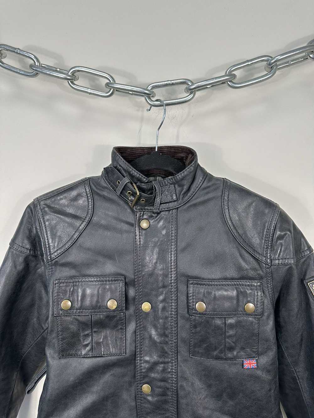 Belstaff × Leather Jacket × Vintage Belstaff Leat… - image 4