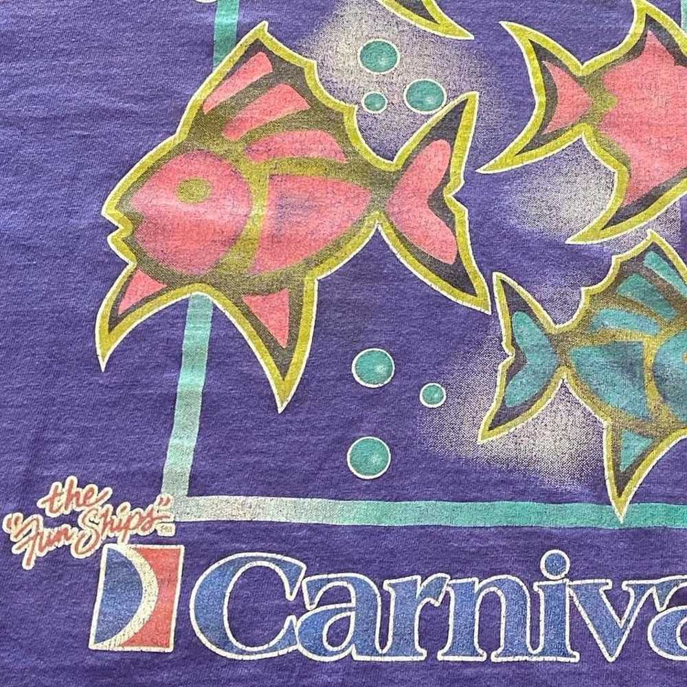 Vintage 1990s Carnival Cruise T-Shirt - image 2