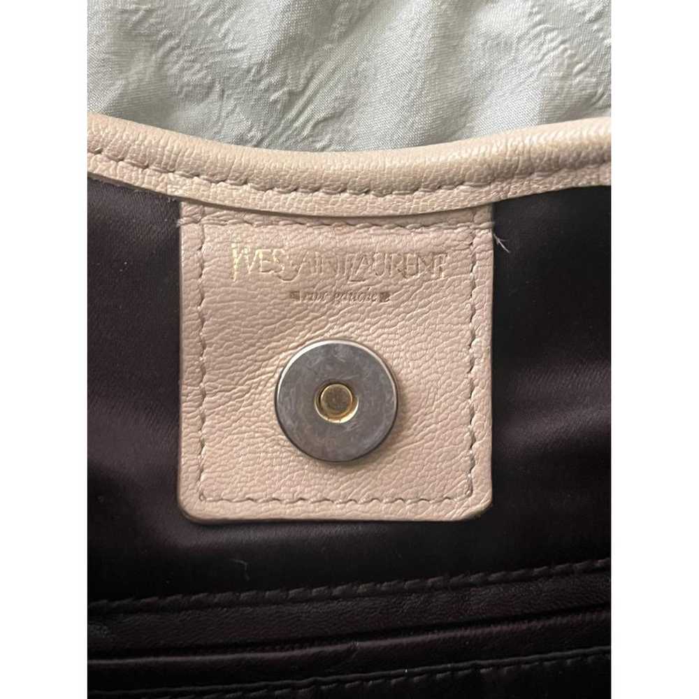 Yves Saint Laurent Mombasa leather handbag - image 7