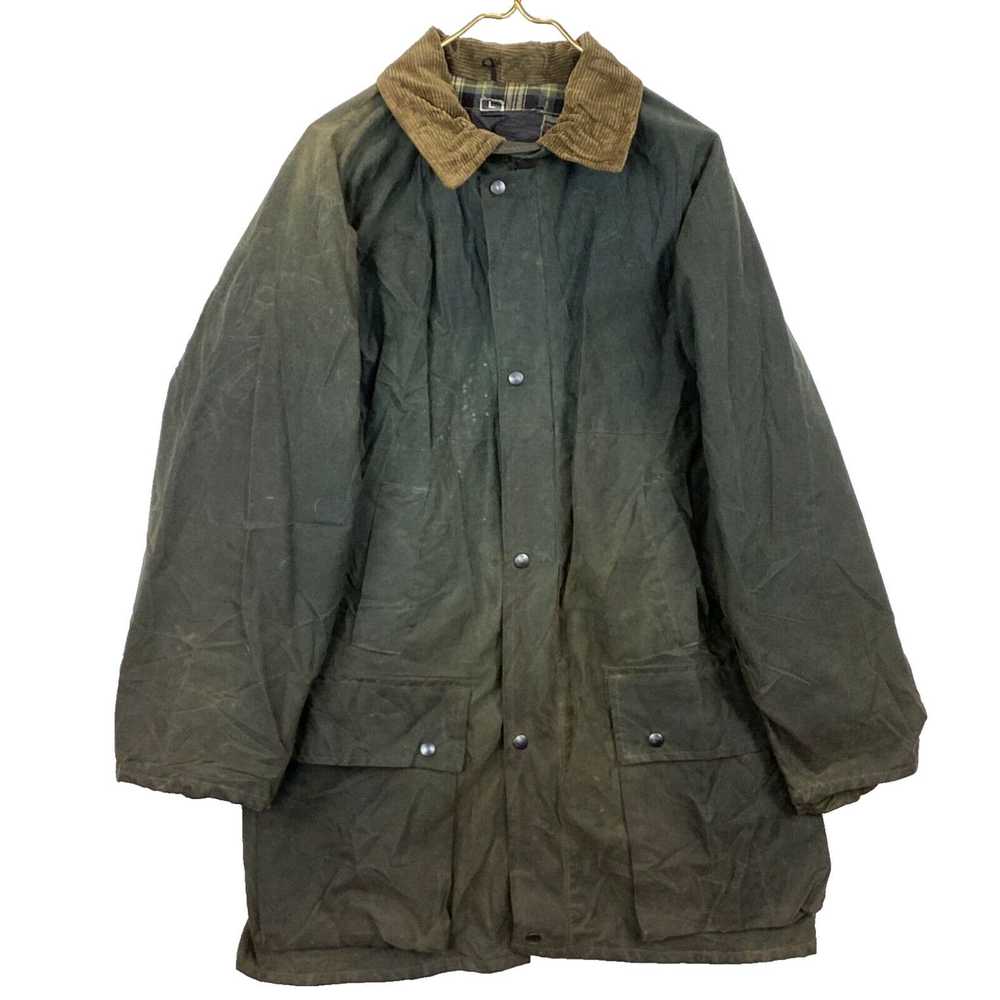 Barbour Vintage Barbour Waxed Chore Jacket Large … - image 1