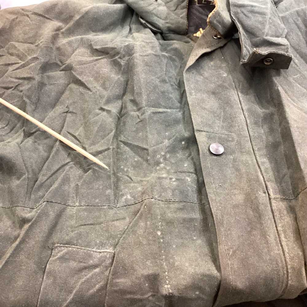 Barbour Vintage Barbour Waxed Chore Jacket Large … - image 4