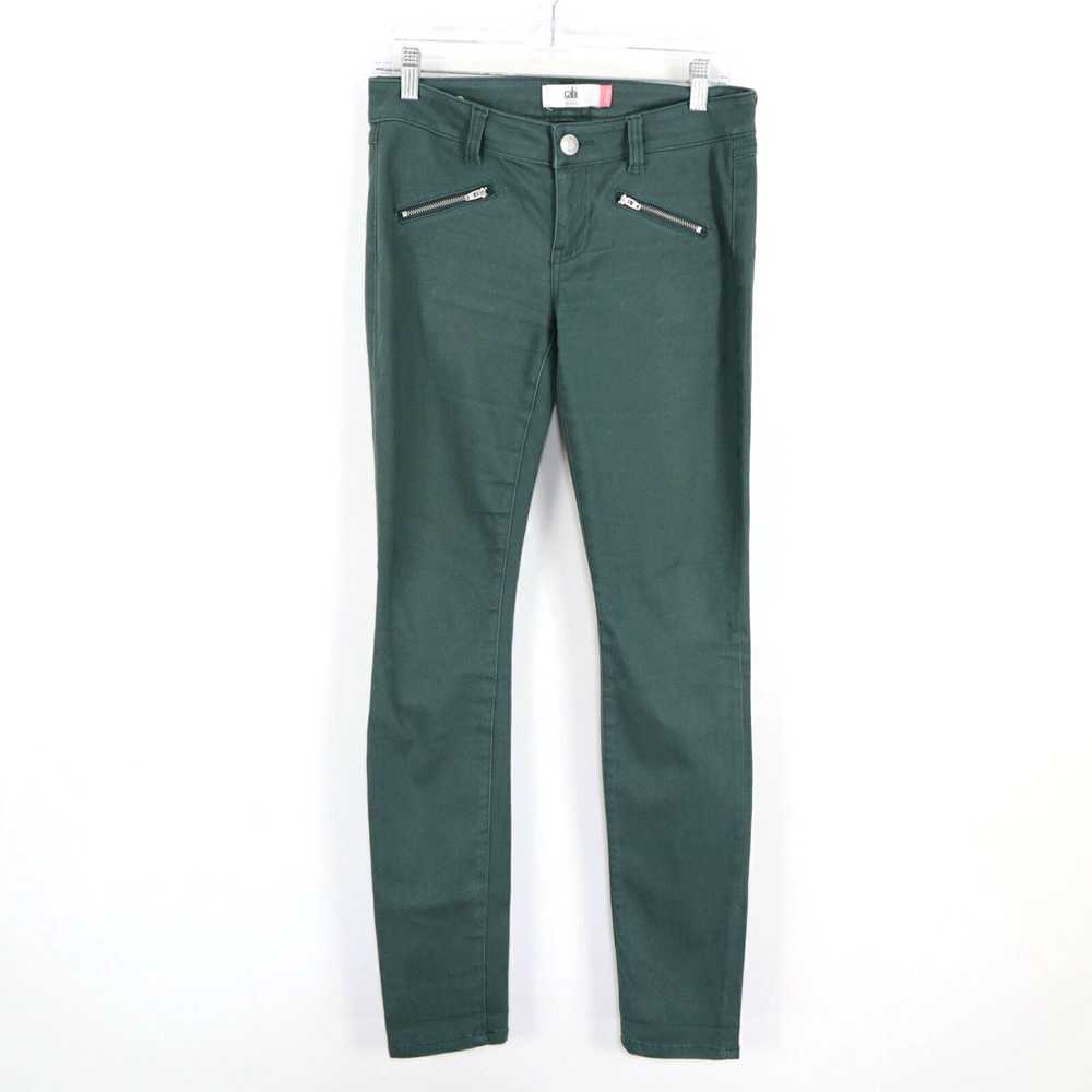 Vintage CAbi Skinny Jeans Womens 2 Zip Pockets Hu… - image 1