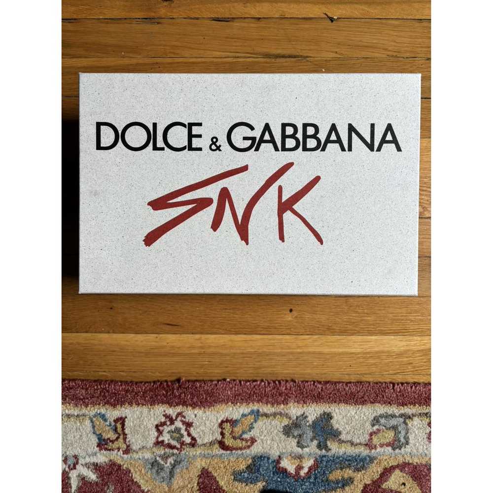 Dolce & Gabbana Portofino leather low trainers - image 2