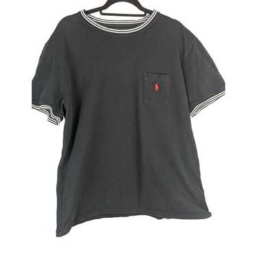 POLO RALPH LAUREN Vintage Black Shirt T-shirt Size
